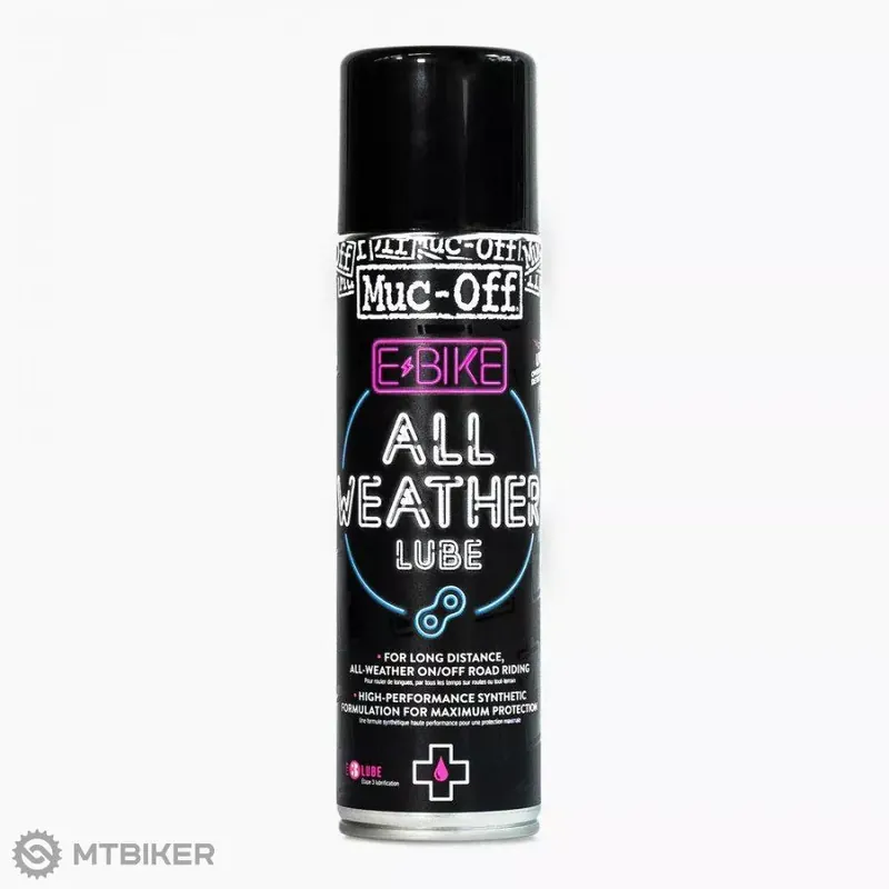 Muc-Off eBike All-Weather Lube mazací olej na řetěz, 250 ml Sezónní Sleva