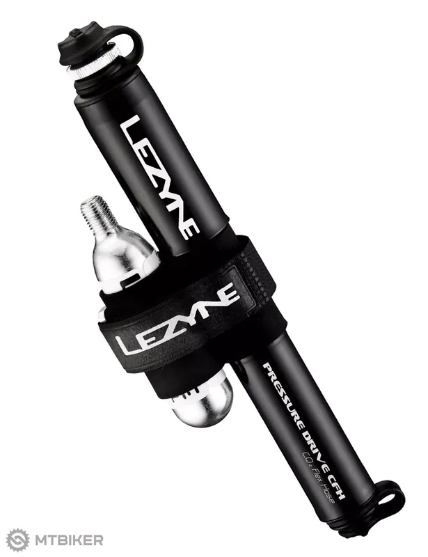 Dokud Zásoby Vydrží Lezyne Pressure Drive CFH kombinovaná minipumpa