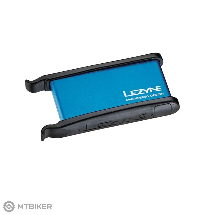 Originální Lezyne Lever Kit sada lepení v Al boxu + montpáky, modrá