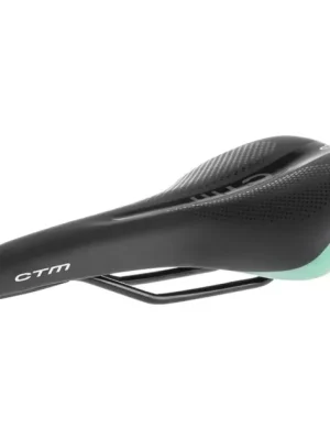 CTM Charisma dámské sedlo, 160 mm, černá/mořská zelená Rychlé Dodání