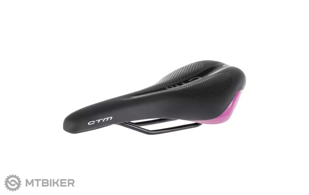 Poslední Šance CTM Charisma dámské sedlo, 160 mm, černá/růžová