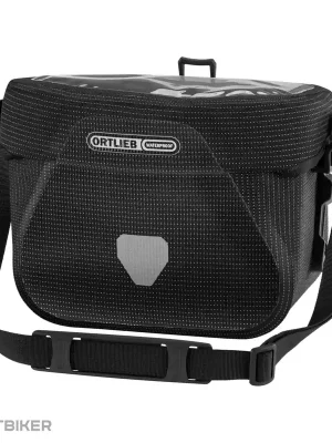 Nejlepší Volba ORTLEB Ultimate Six High Visibility taška na řidítka, 6.5 l, černá