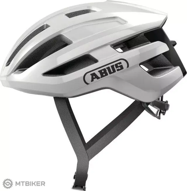Levný ABUS PowerDome přilba, shiny white