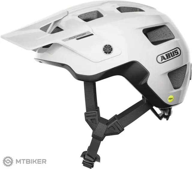 Cenová Bomba ABUS MoDrop MIPS přilba, shiny white