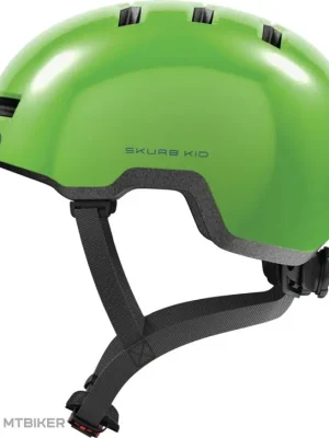 ABUS Skurb dětská přilba, shiny green Horká Nabídka