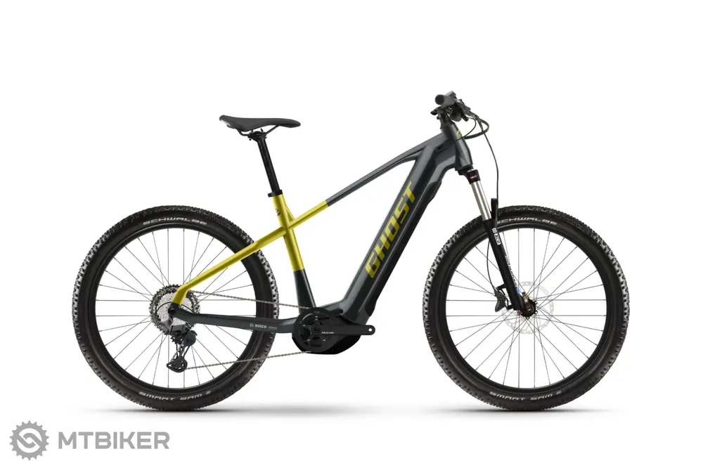 GHOST E-Teru Advanced 27.5 elektrokolo, šedá/zlatá Značkový