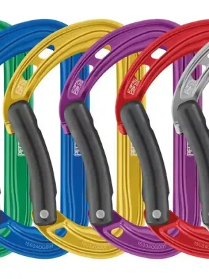 Tovární Cena Petzl PACK OF 6 SPIRIT BENT set karabin, prohnutá západka, 6 ks