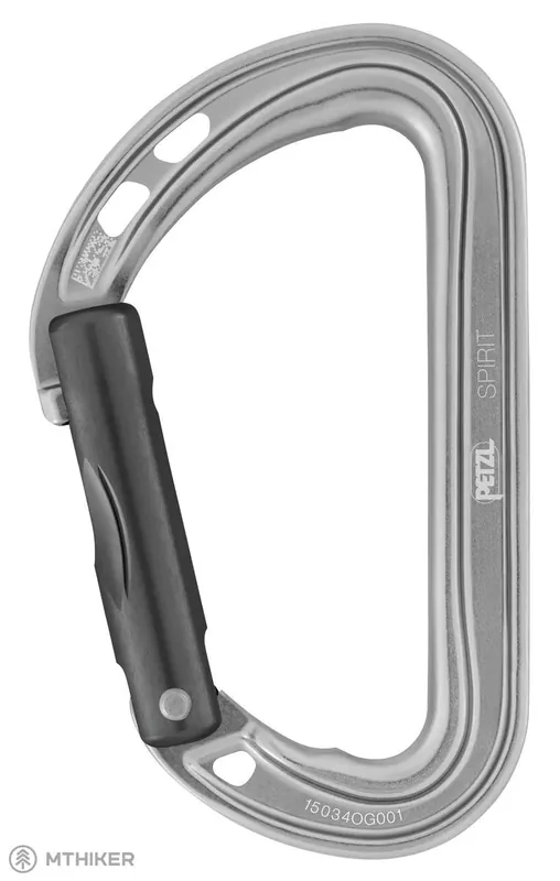 Petzl SPIRIT STRAIGHT karabina, šedá Hit Sezóny