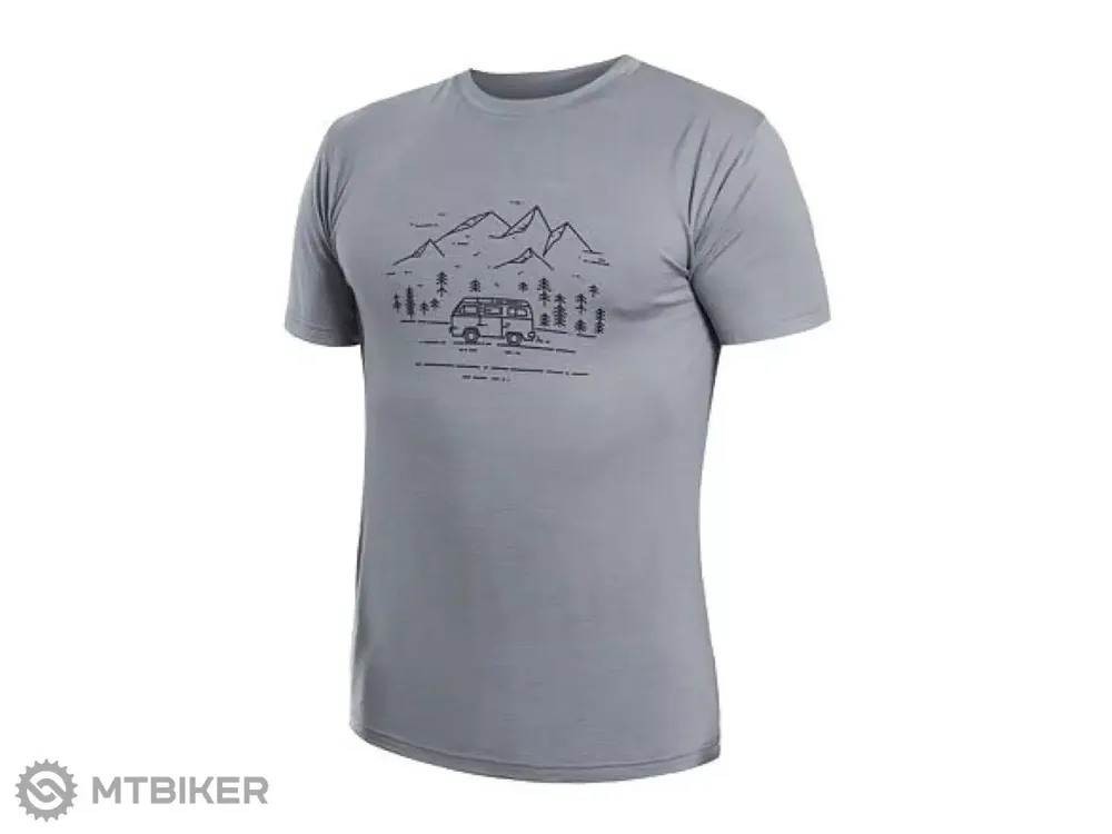 Sensor Merino Active Van Life triko, šedá Ihned K Objednání