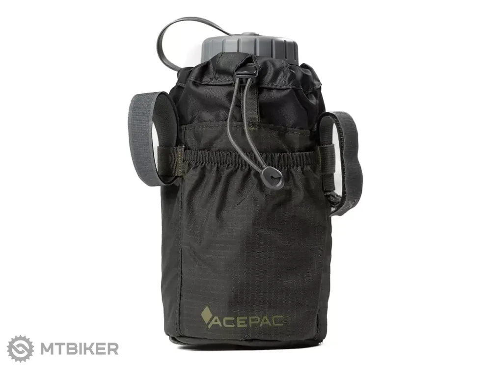 Acepac Fat Bottle Bag MKIII taška na řidítka, 1 l, šedá Poslední Šance