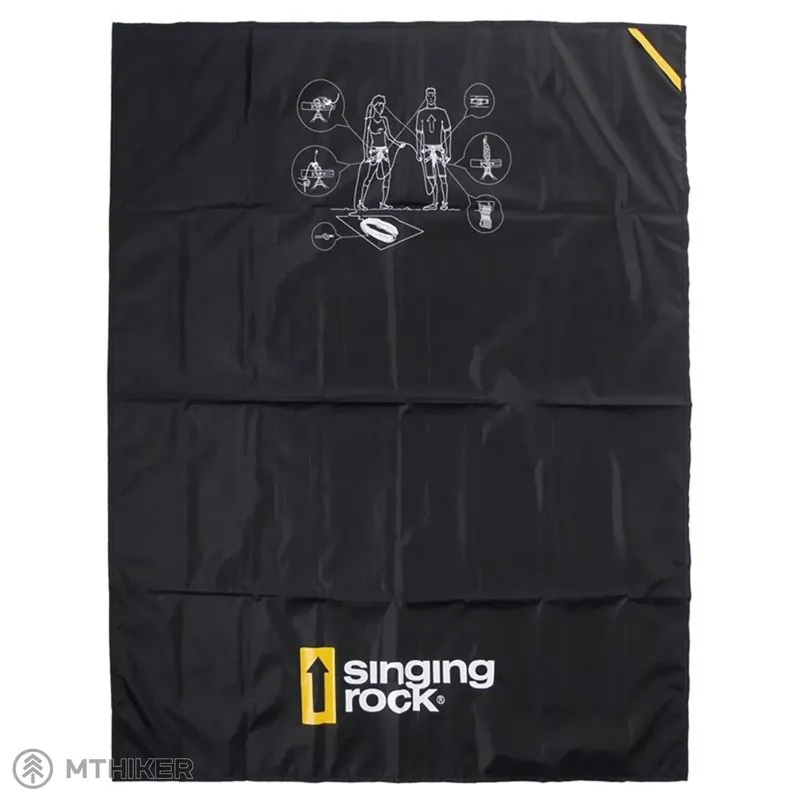 Časově Omezené Singing rock plachta na lano, černá