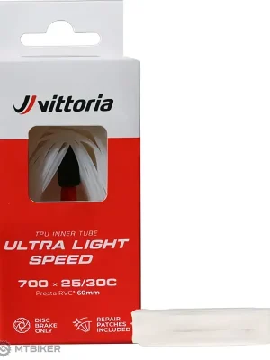 Značkový Vittoria Ultra Light Speed 700x25-30C duše, galuskový ventilek 60 mm
