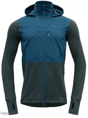 Super Cena Devold HERØY HYBRID MERINO mikina, woods/flood