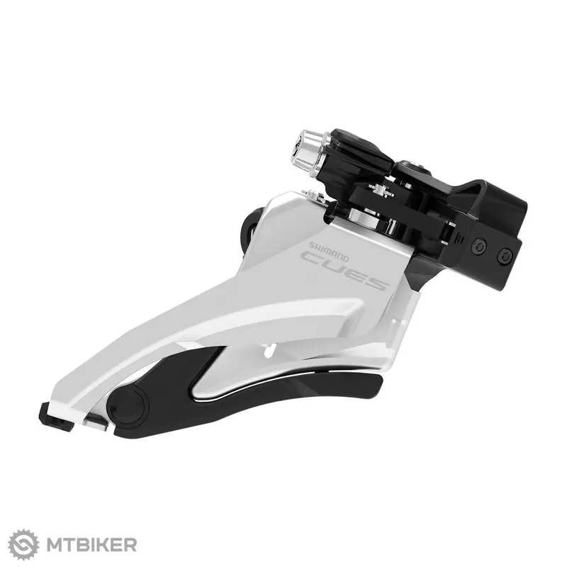 Ověřený Shimano Cues FD-U4000-M přesmykač, 2x9/10, Side Swing, na objímku