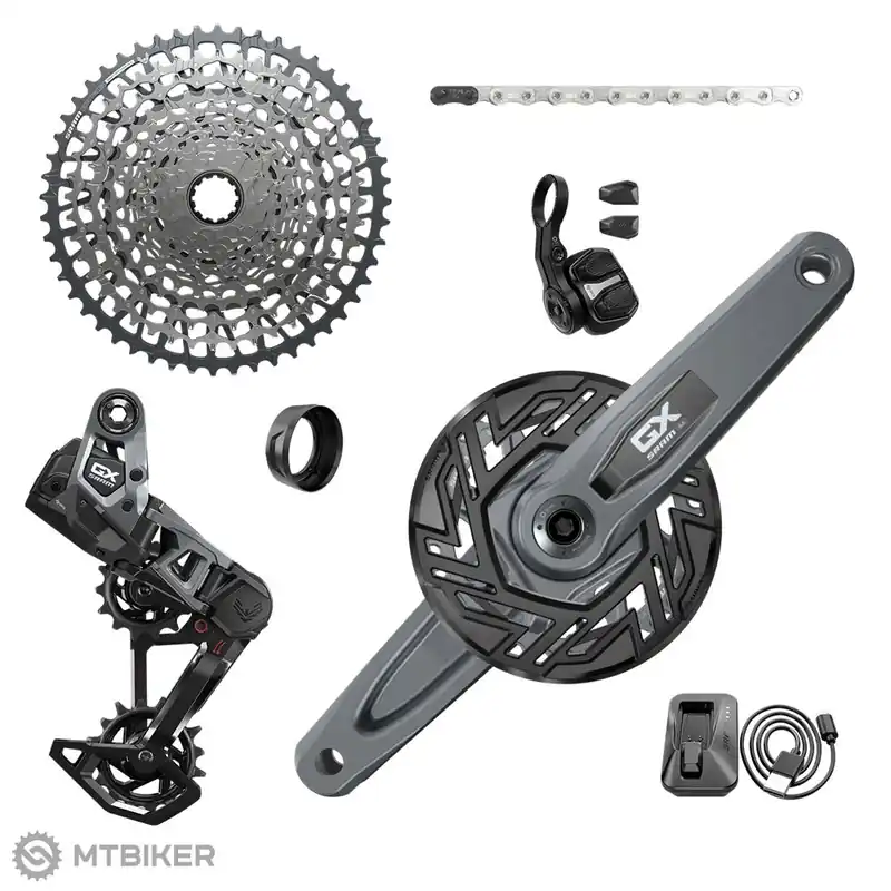 Tovární Cena SRAM GX Eagle AXS Transmission E-MTB sada, kliky 160 mm, kazeta 10-52T, 1x12