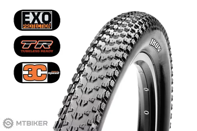 Maxxis Ikon 26x2,20" EXO 3CS plášť, TR, kevlar Odeslání Ihned
