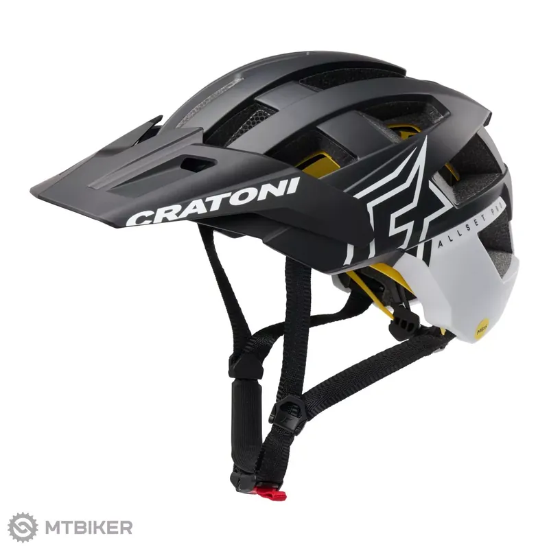 Autentický CRATONI AllSet Pro MIPS helma, black/white matt