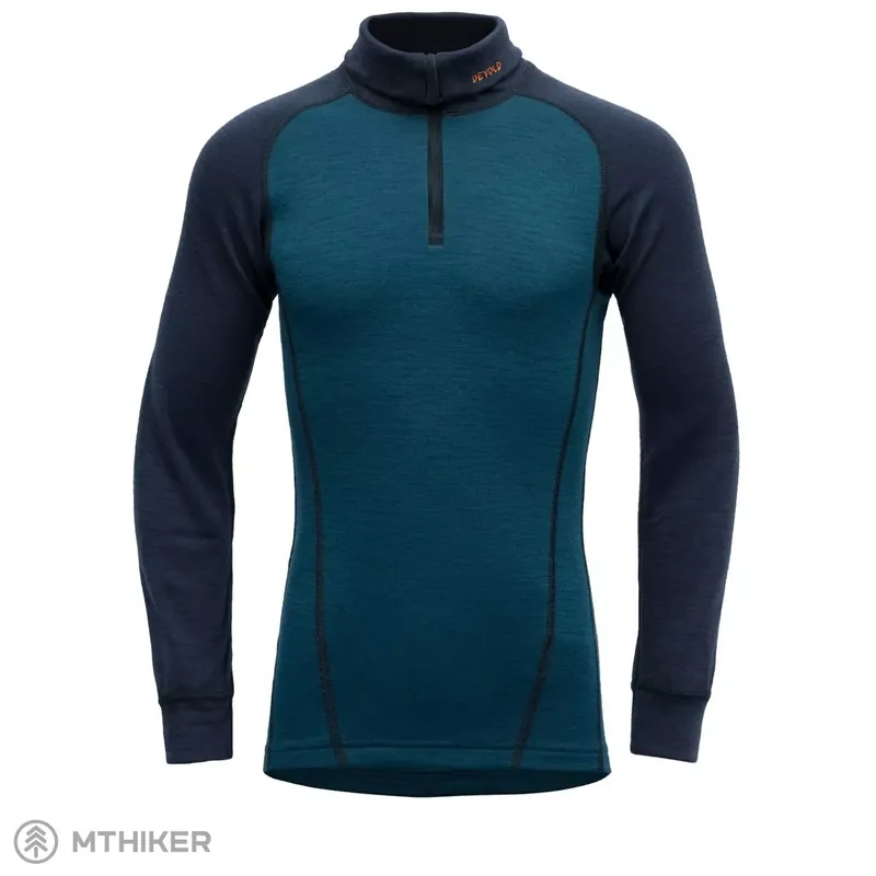 Devold DUO ACTIVE MERINO ZIP NECK dětské tričko, ink Akční Nabídka