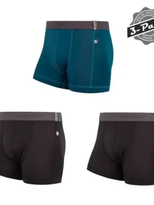 Jen Po Omezenou Doba Sensor COOLMAX TECH 3-PACK boxerky, černá/safír