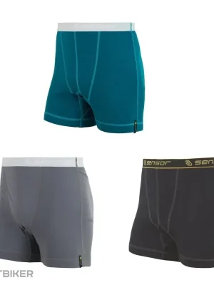 Časově Omezené Sensor DOUBLE FACE boxerky, 3-pack, černá/safír/šedá
