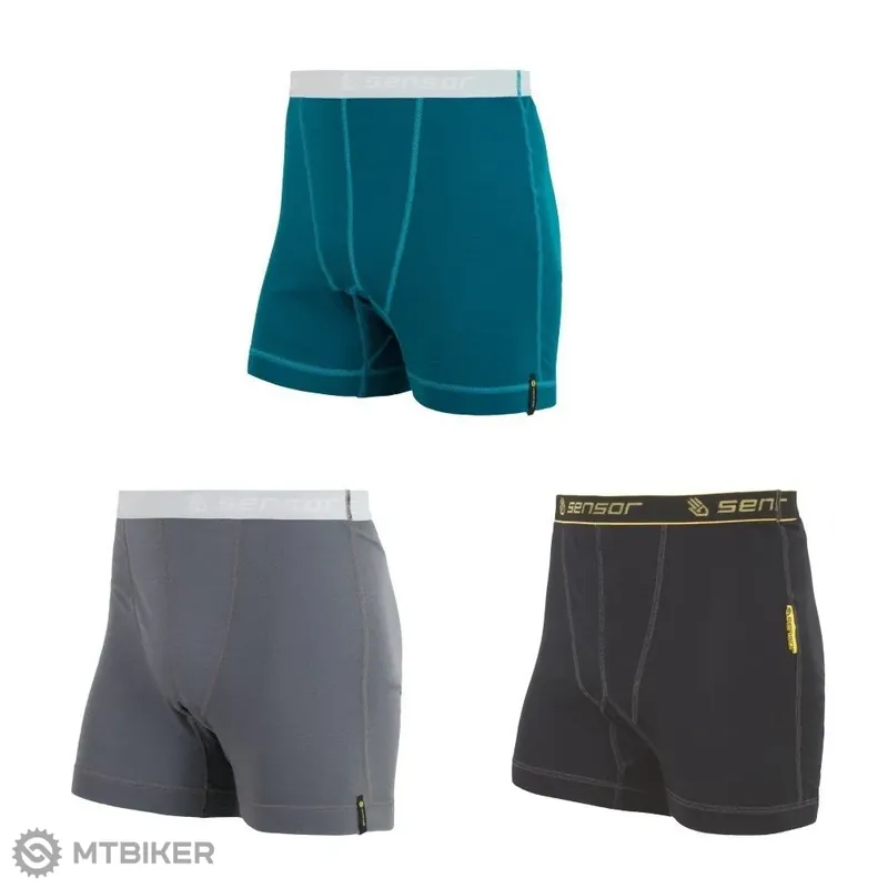 Časově Omezené Sensor DOUBLE FACE boxerky, 3-pack, černá/safír/šedá