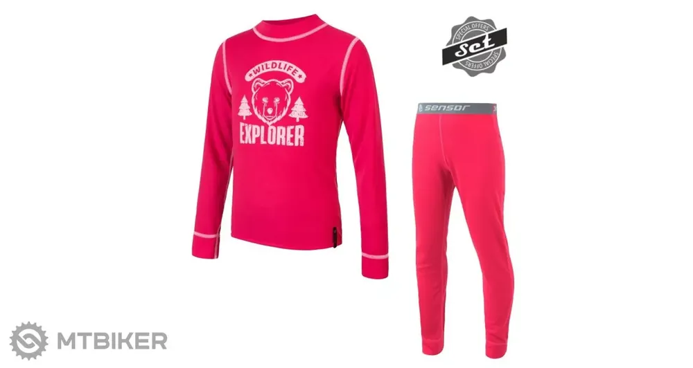 Sensor Double Face Wild dětský set, magenta Koupit Online