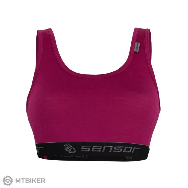 Značkový Sensor Merino Active dámská podprsenka, lilla