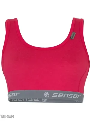 Sensor Merino Active dámská podprsenka, magenta Originální