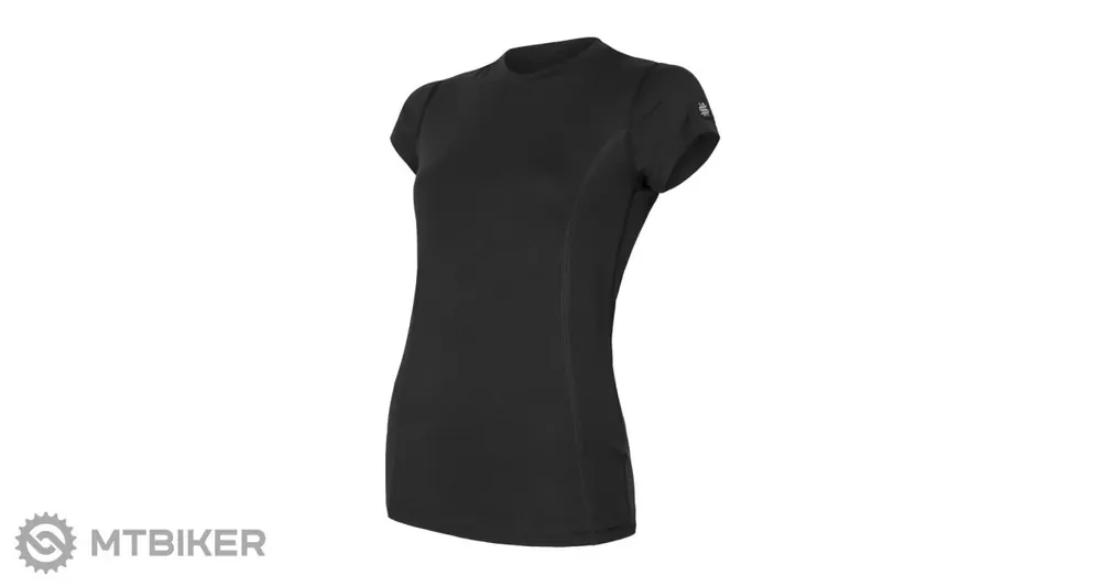 Bezpečná Platba Sensor MERINO ACTIVE dámské triko, černá