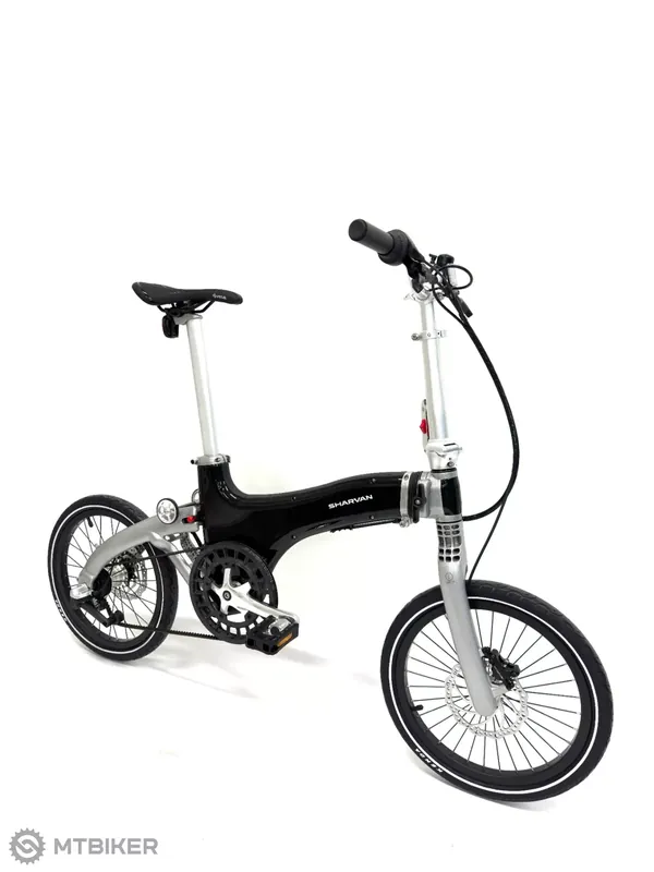 Nejprodávanější Sharvan City 3 speed 18 skládací kolo, černé/stříbrné