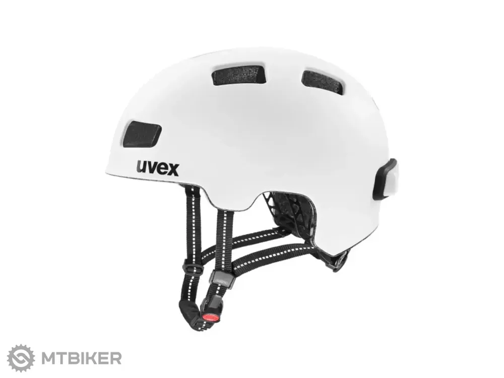 Značkový uvex city 4 přilba, reflex white matt