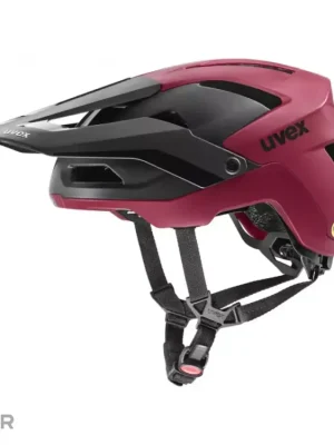 Akce uvex Renegade MIPS přilba, ruby red/black matt