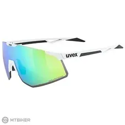Značkový uvex Pace Perform ColorVision brýle, white matt/green