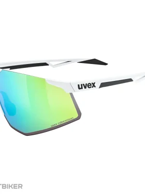 Bezpečná Platba uvex Pace Perform small CV brýle, white matt/mirror green