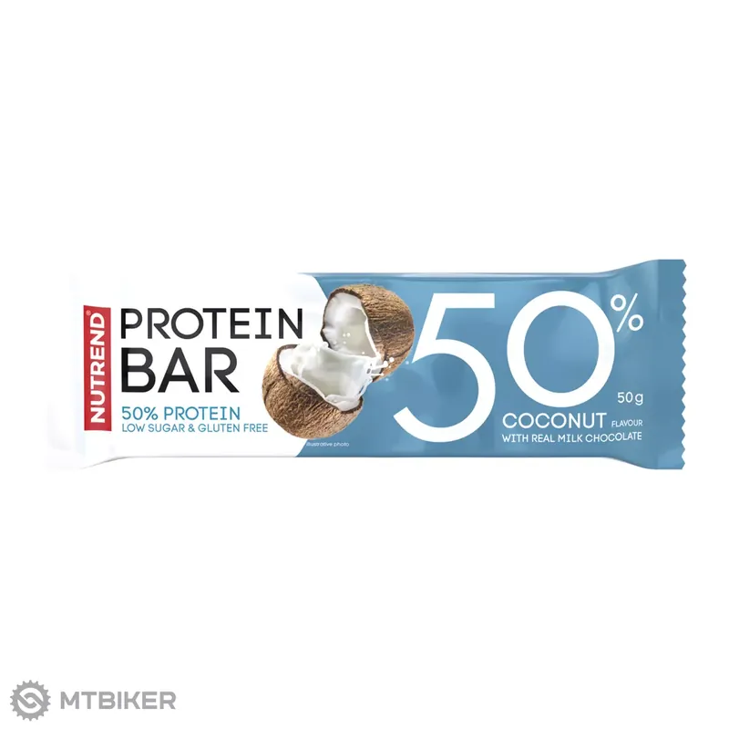 NUTREND 50% PROTEIN BAR proteinová tyčinka, 50 g, kokos Poslední Šance