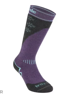 Nejlepší Cena Bridgedale SKI MIDWEIGHT+ dámské podkolenky, dark purple