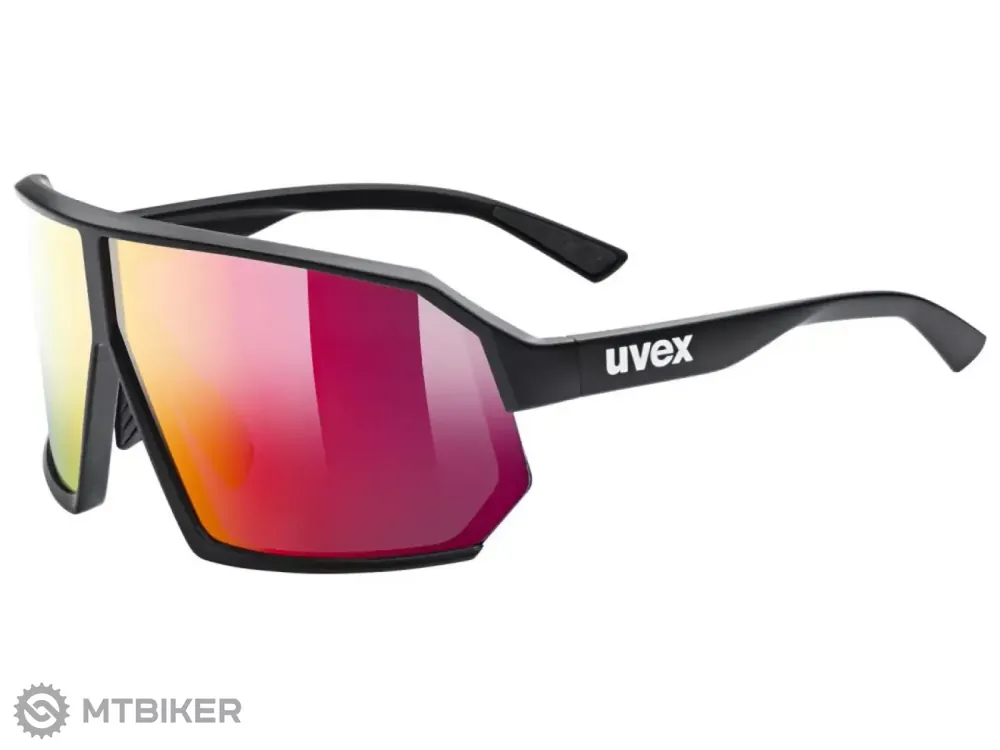 Výprodej uvex Sportstyle 237 brýle, black matt/mirror red