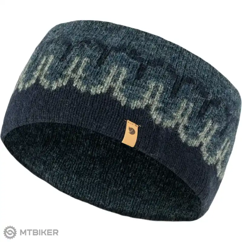 Fjällräven Övik Path Knit čelenka, Dark Navy/Navy Omezená Nabídka