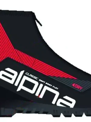Must-Have alpina N TOUR boty na běžky, černá/bílá/červená