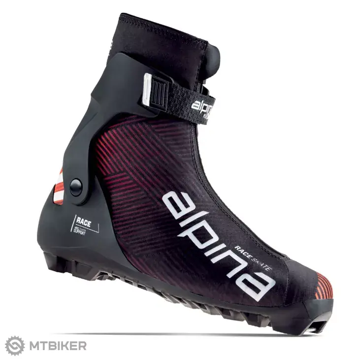 Cenový Hit alpina Race Skate boty na běžky, červená/černá/bílá