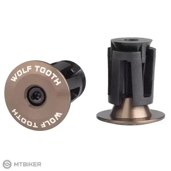 Super Cena Wolf Tooth BARPLUG koncovky, aluminium/espresso