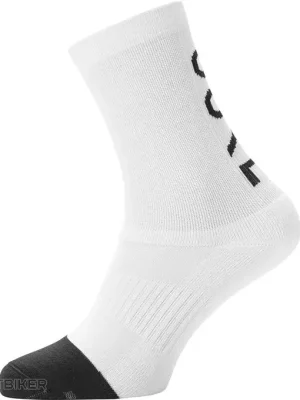 GOREWEAR M Mid ponožky, bílá/černá Speciální Cena