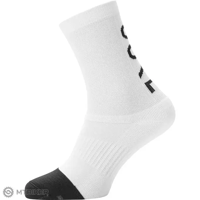 GOREWEAR M Mid ponožky, bílá/černá Speciální Cena