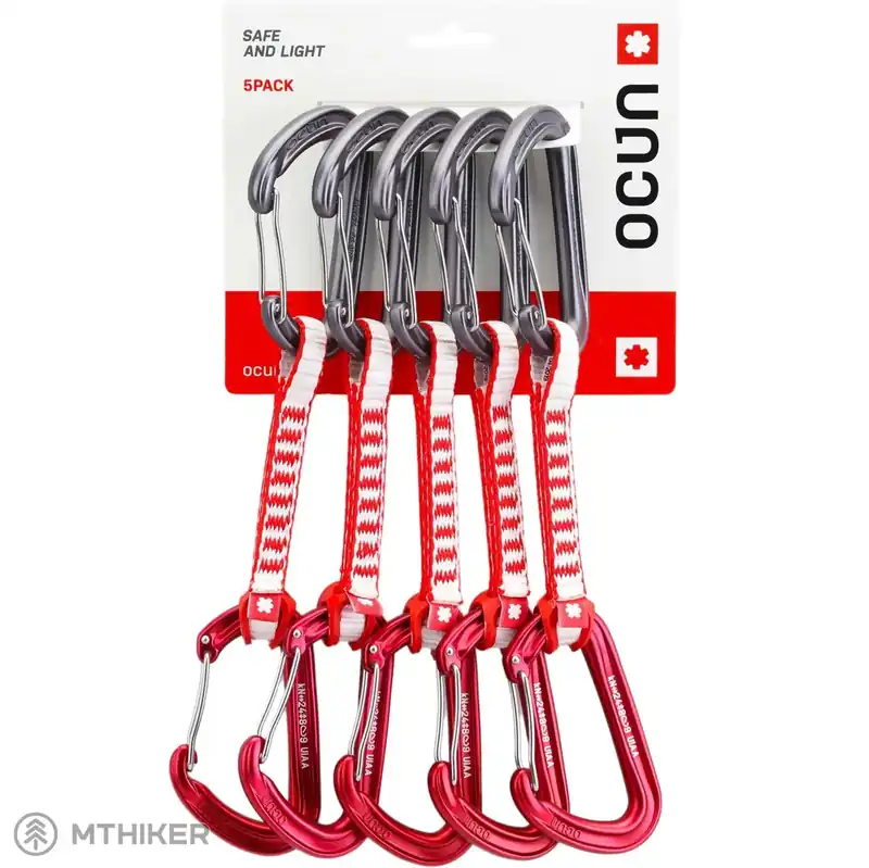 OCÚN Hawk QD Wire DYN 11 set expresek, 10 cm, 5 ks, červená Akce