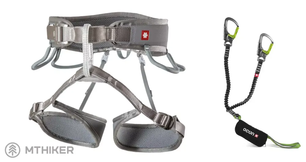 OCÚN Via Ferrata Twist Set ferratový set, šedý Originální