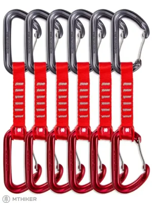 Akční Cena OCUN Hawk QD Wire ECO-PES 16 mm set expresek, 10 cm, 6 ks, červená
