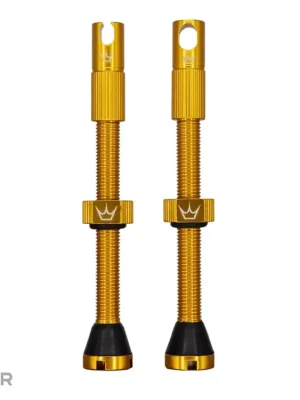 Jen Po Omezenou Doba Peaty‘s X Chris King MK2 bezdušové ventily, galuskový 60 mm, zlatá