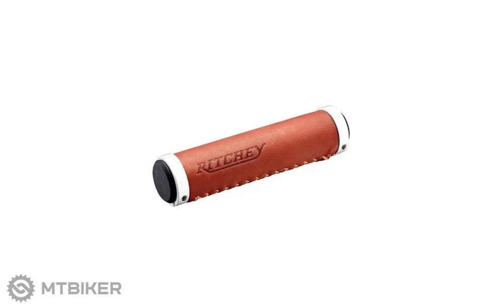 Ritchey Classic Locking Genuine Leather gripy, hnědá Poslední Šance
