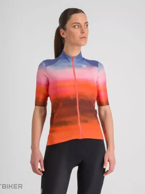 Sportful FLOW SUPERGIARA dámský dres, pompelmo sky blue Jen Po Omezenou Doba