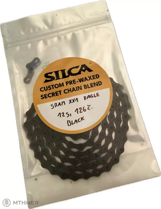 Horká Nabídka SILCA voskovaný řetěz, SRAM XX1 Eagle, 12-rychl., 126 článků, černá
